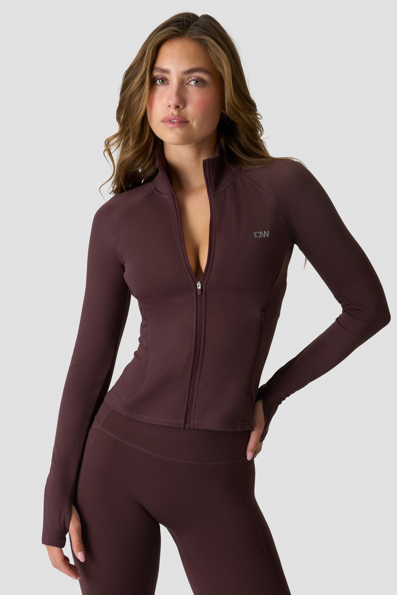 Luxe Zip Jacket Espresso - image 3