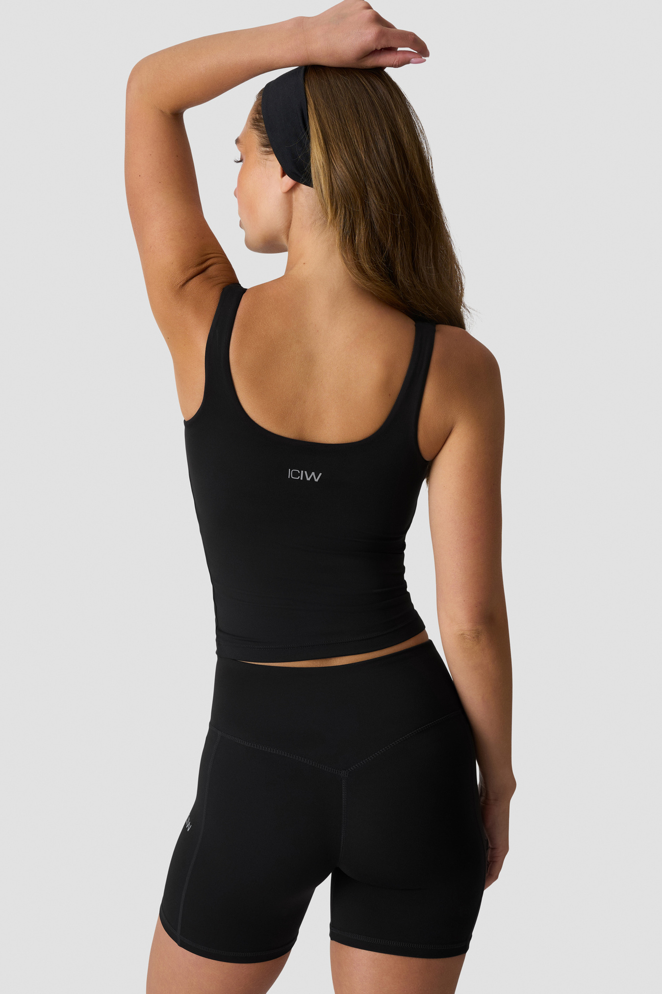 Luxe 2-In-1 Tank Top Black - image 2