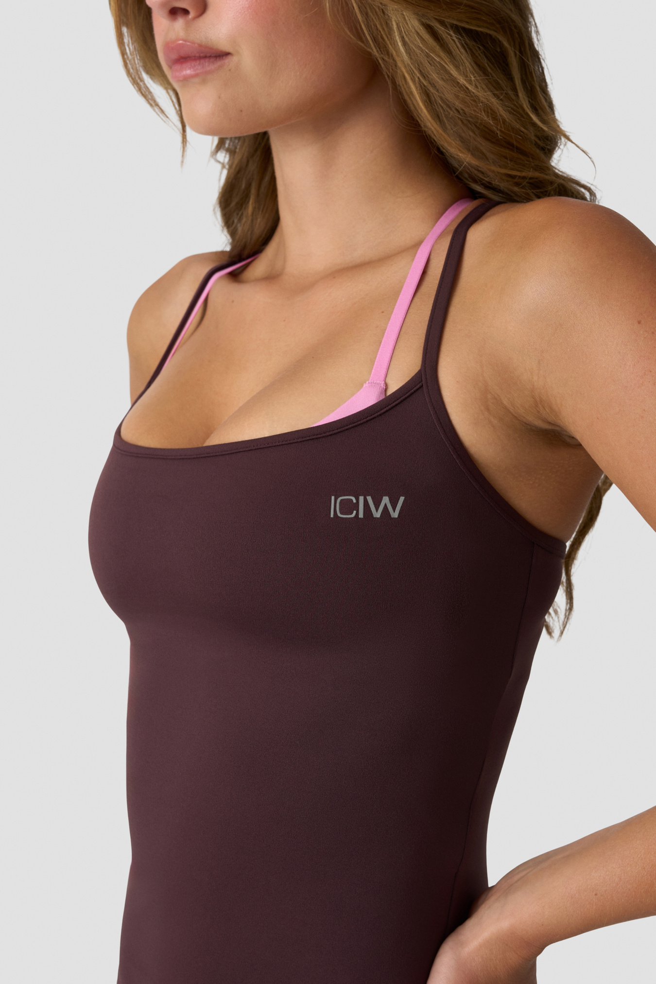Luxe Strappy Tank Espresso - image 4