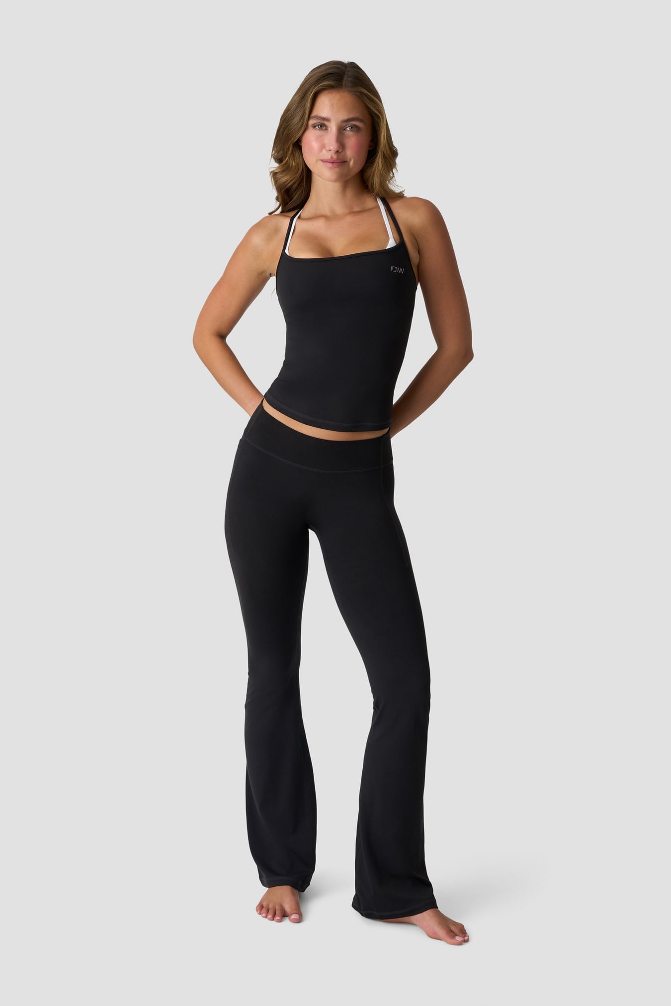 Luxe Strappy Tank Black - image 4
