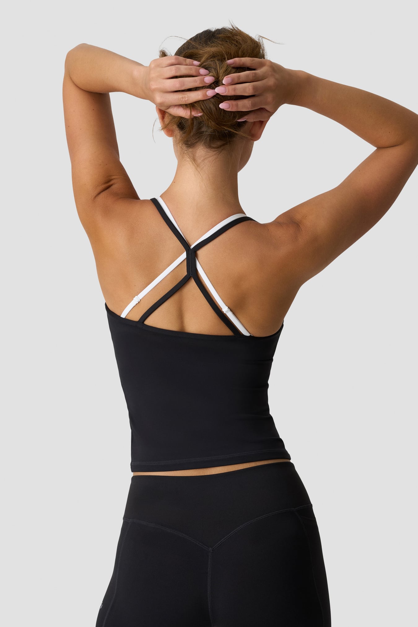 Luxe Strappy Tank Black - image 2