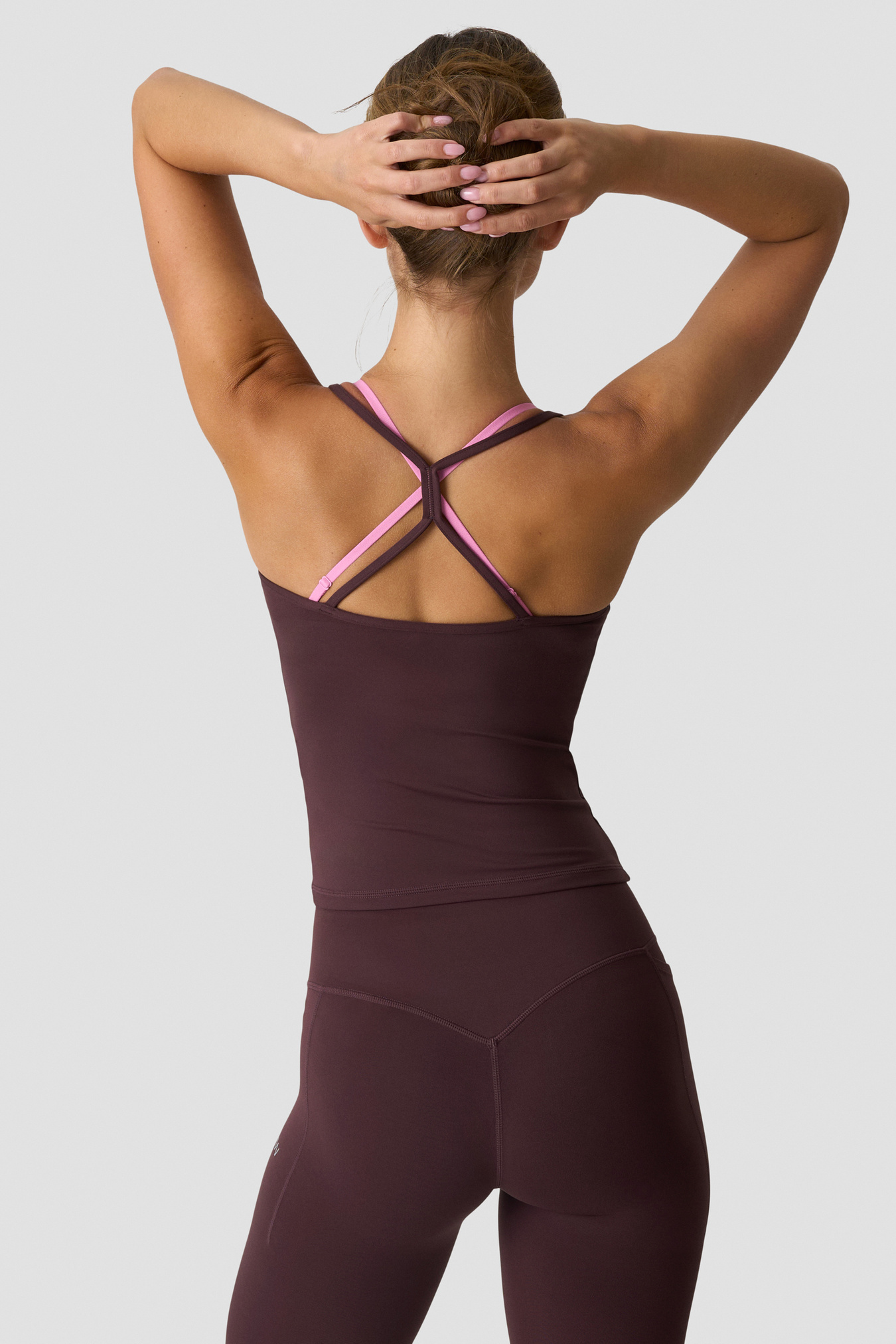 Luxe Strappy Tank Espresso - image 3