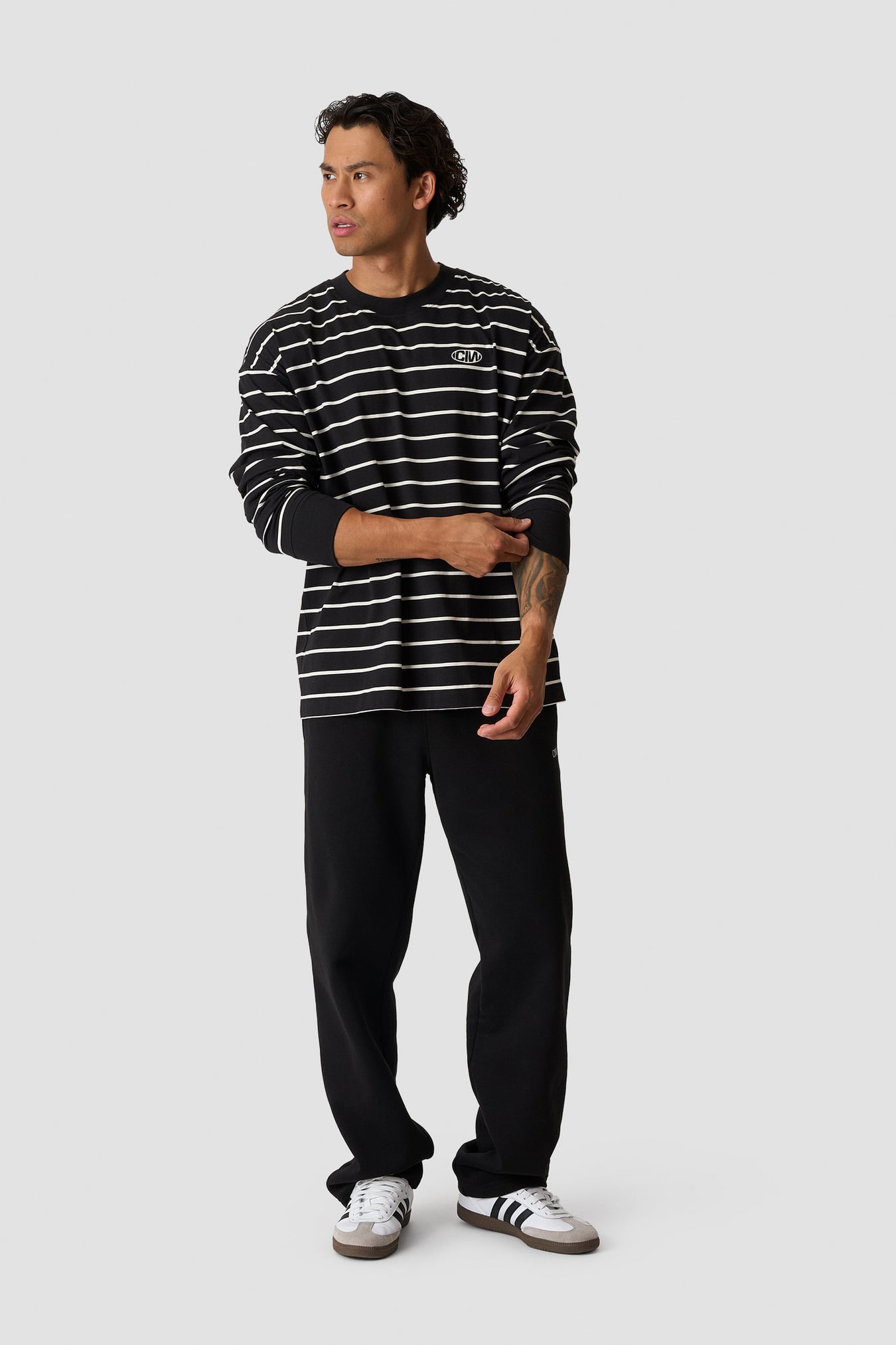Everyday Long Sleeve Stripe Black - image 6