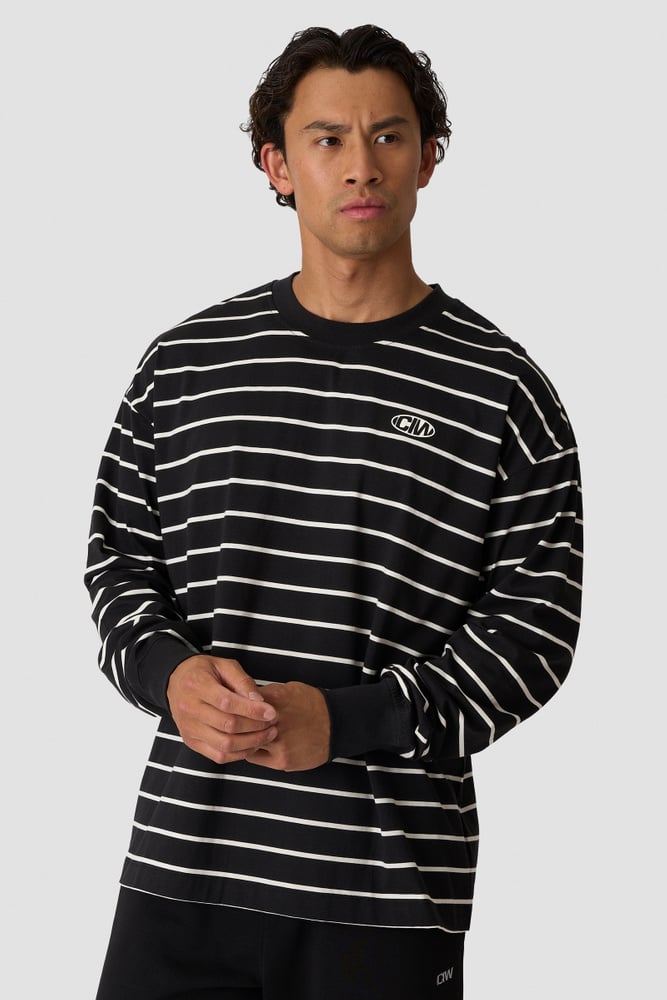 Everyday Long Sleeve Stripe Black