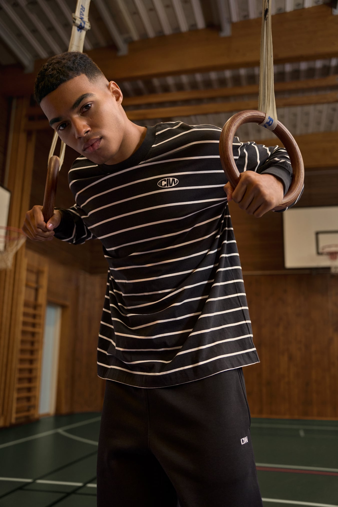 Everyday Long Sleeve Stripe Black - image 1