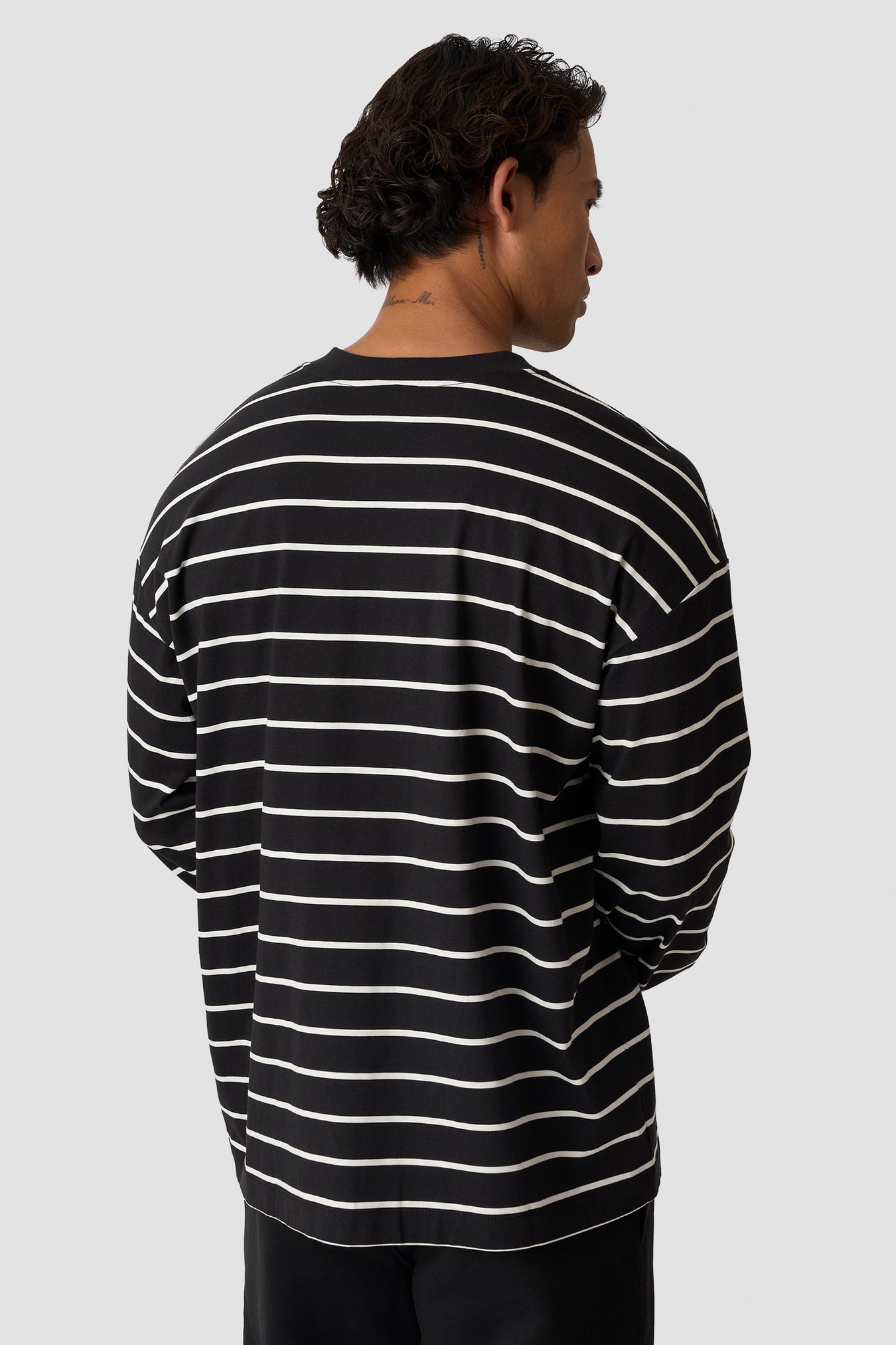 Everyday Long Sleeve Stripe Black - image 3