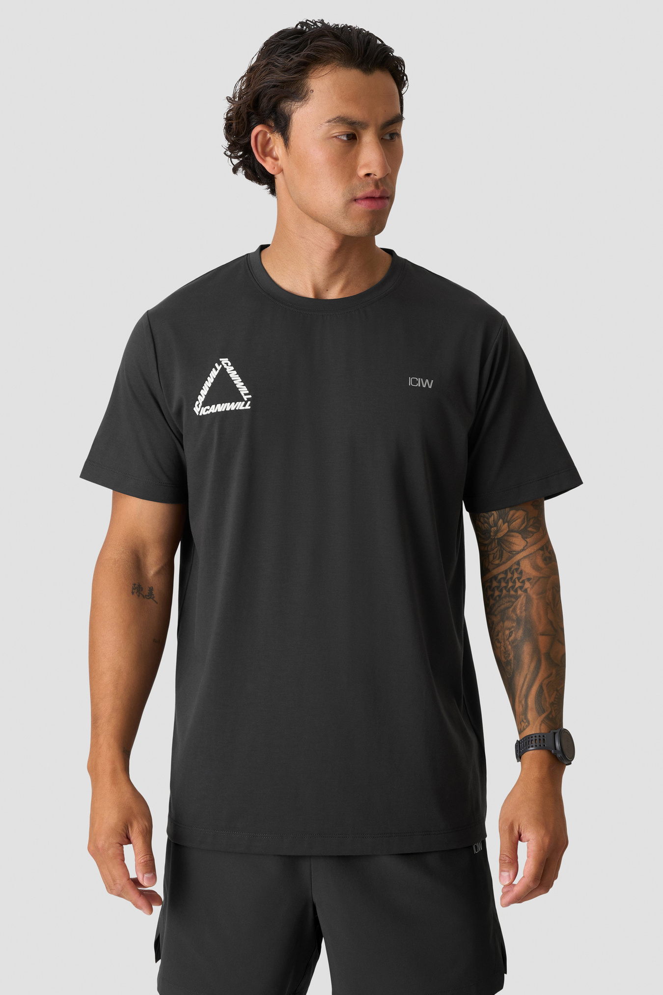 Mirage Dri-release T-shirt Print Stormy grey - image 1