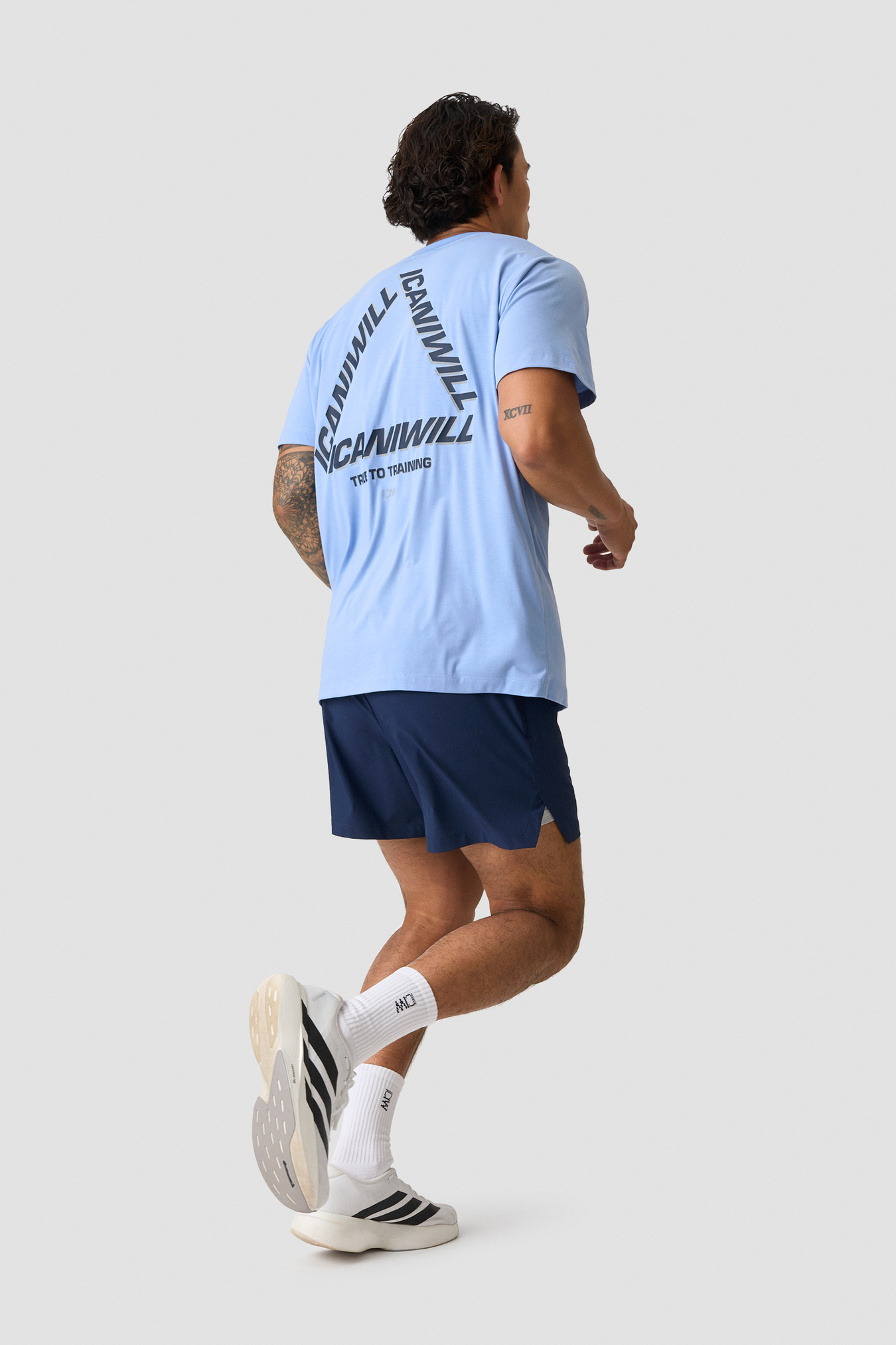 Mirage Dri-release T-shirt Print Midday blue - bild 6
