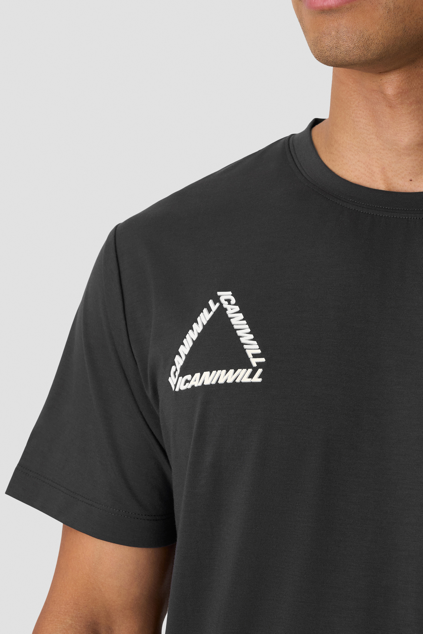 Mirage Dri-release T-shirt Print Stormy grey - image 4