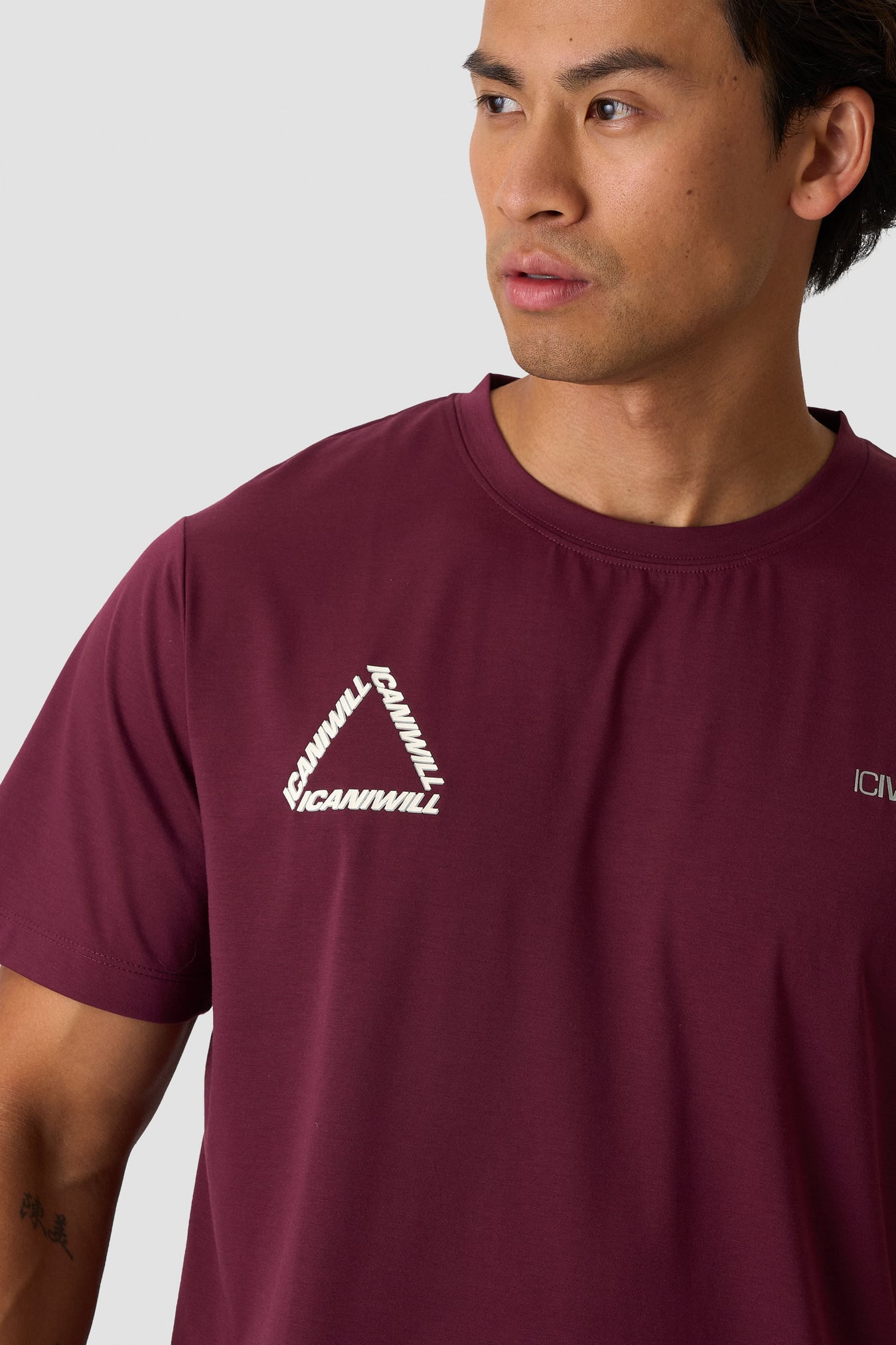 Mirage Dri-release T-shirt Print Dark mahogany - image 3