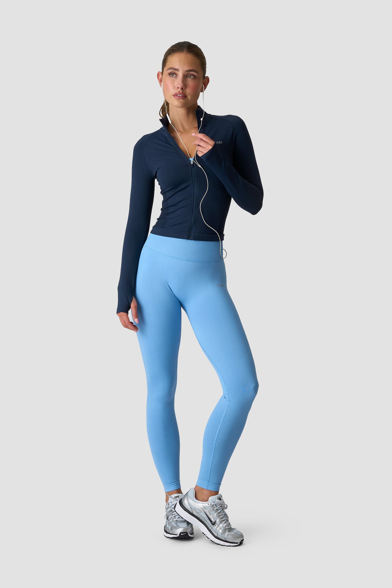 Define Seamless Zip Long Sleeve Midnight Blue - Bild 6