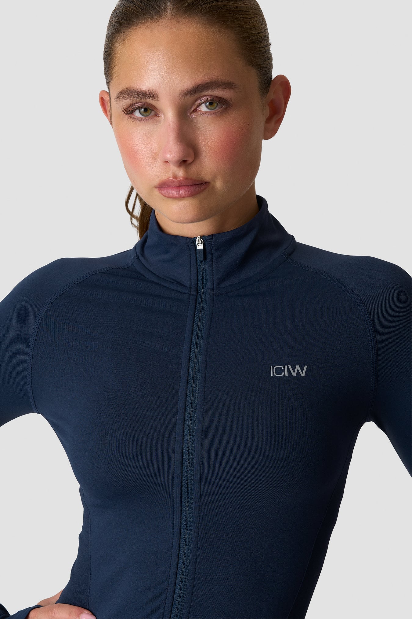 Define Seamless Zip Long Sleeve Midnight Blue - Bild 3