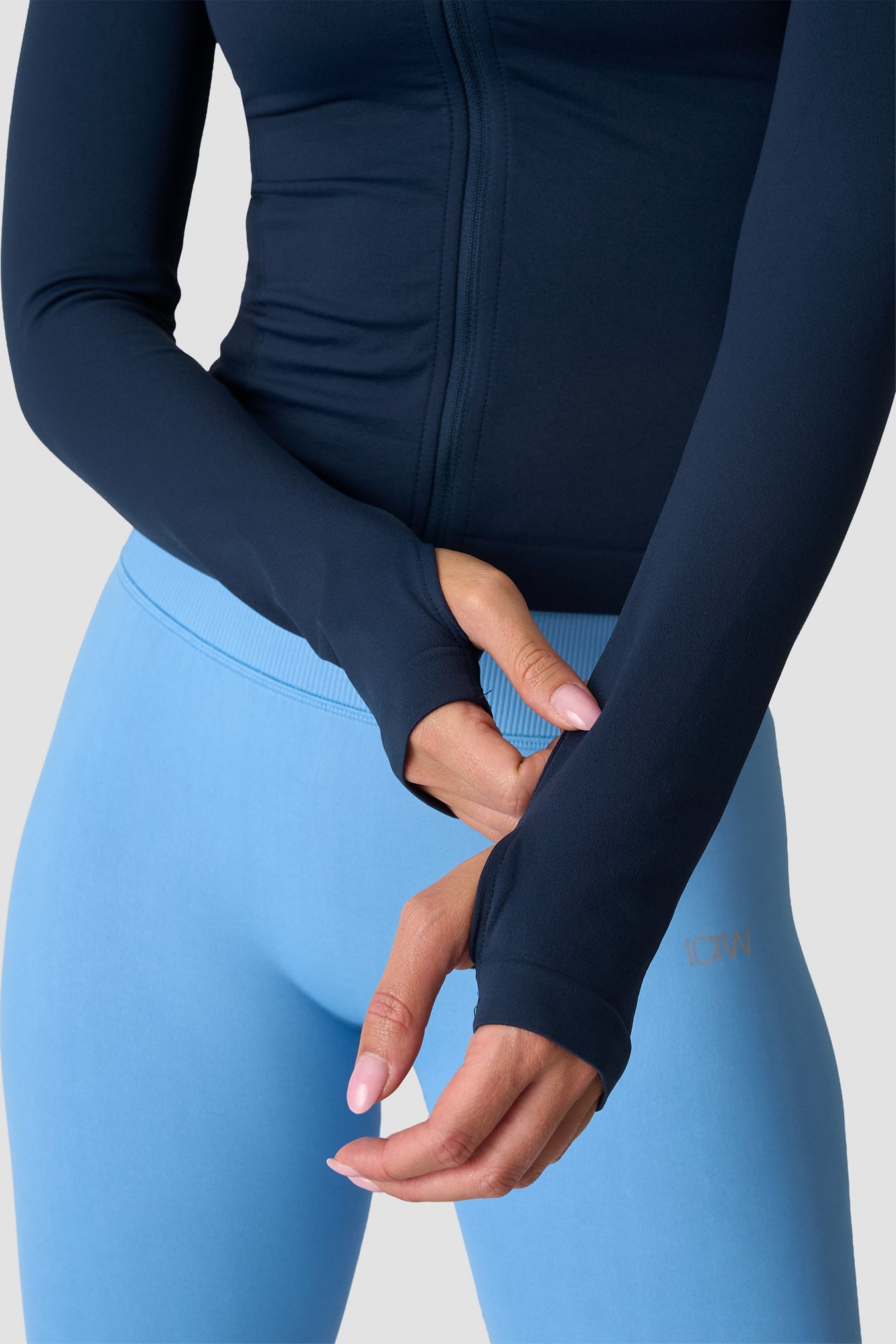 Define Seamless Zip Long Sleeve Midnight Blue - Bild 5