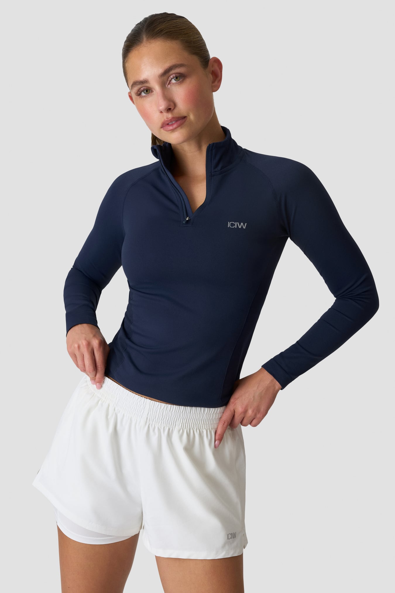 Define Seamless 1/4 Zip Midnight Blue - Bild 1
