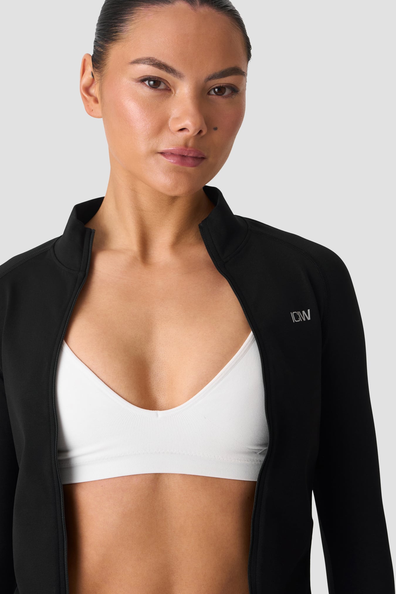 Smooth Seamless Zip Jacket black - image 4