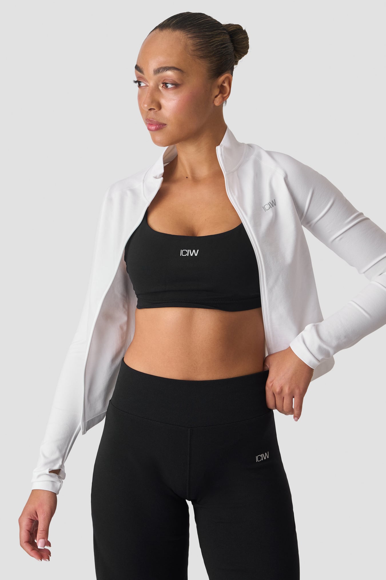 Smooth Seamless Zip Jacket white snow - image 1