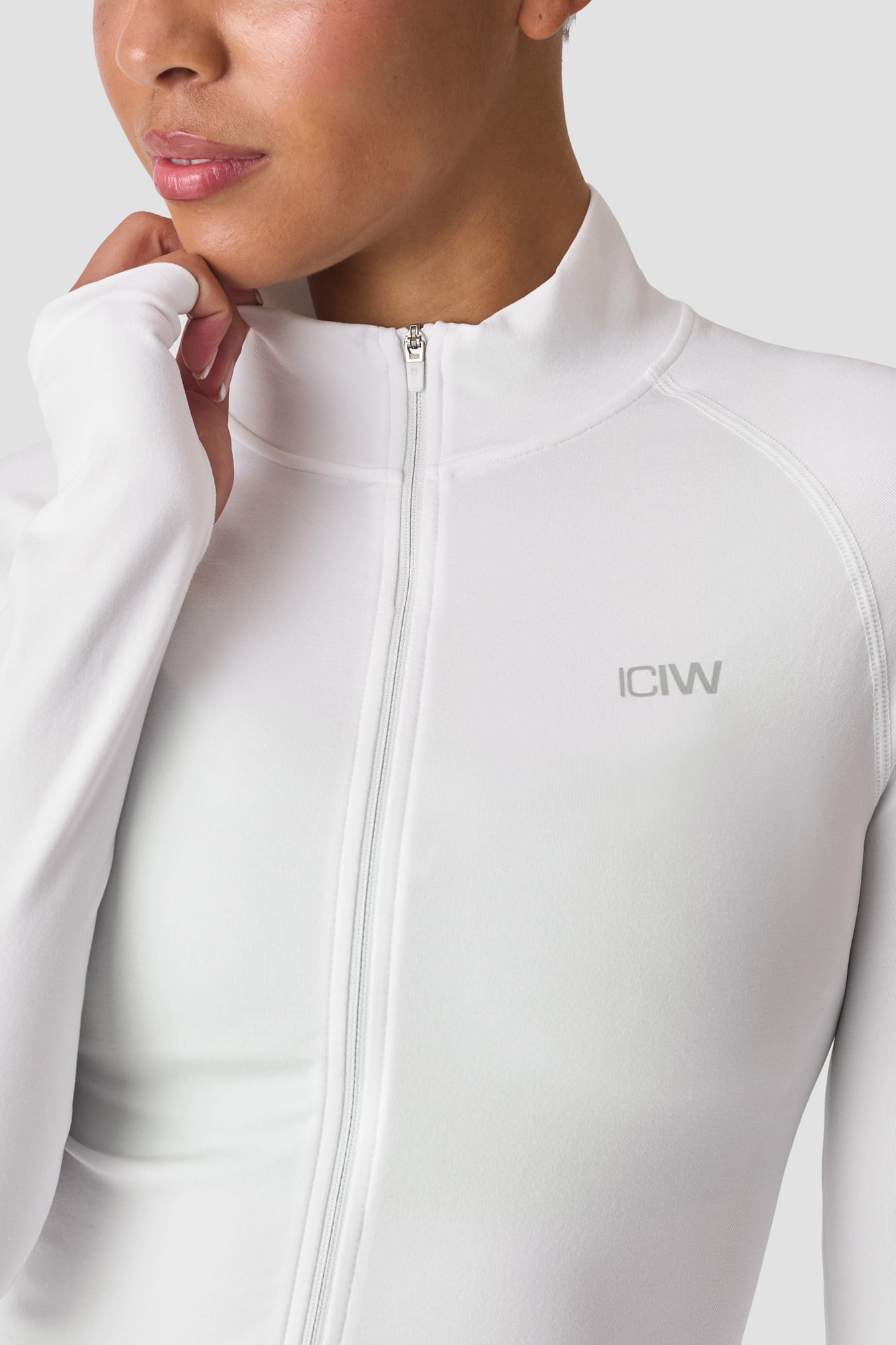 Smooth Seamless Zip Jacket white snow - image 5