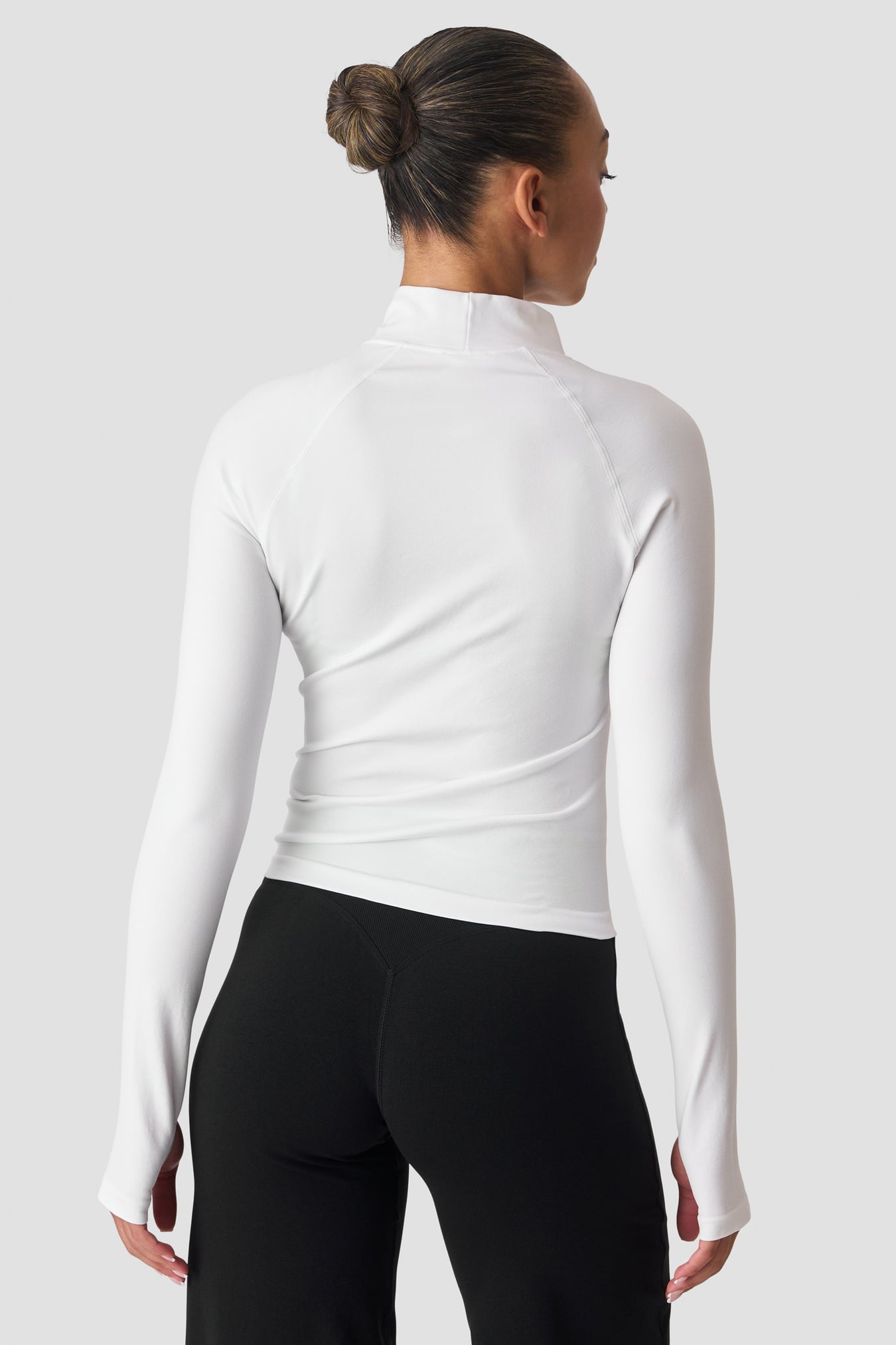 Smooth Seamless Zip Jacket white snow - image 4