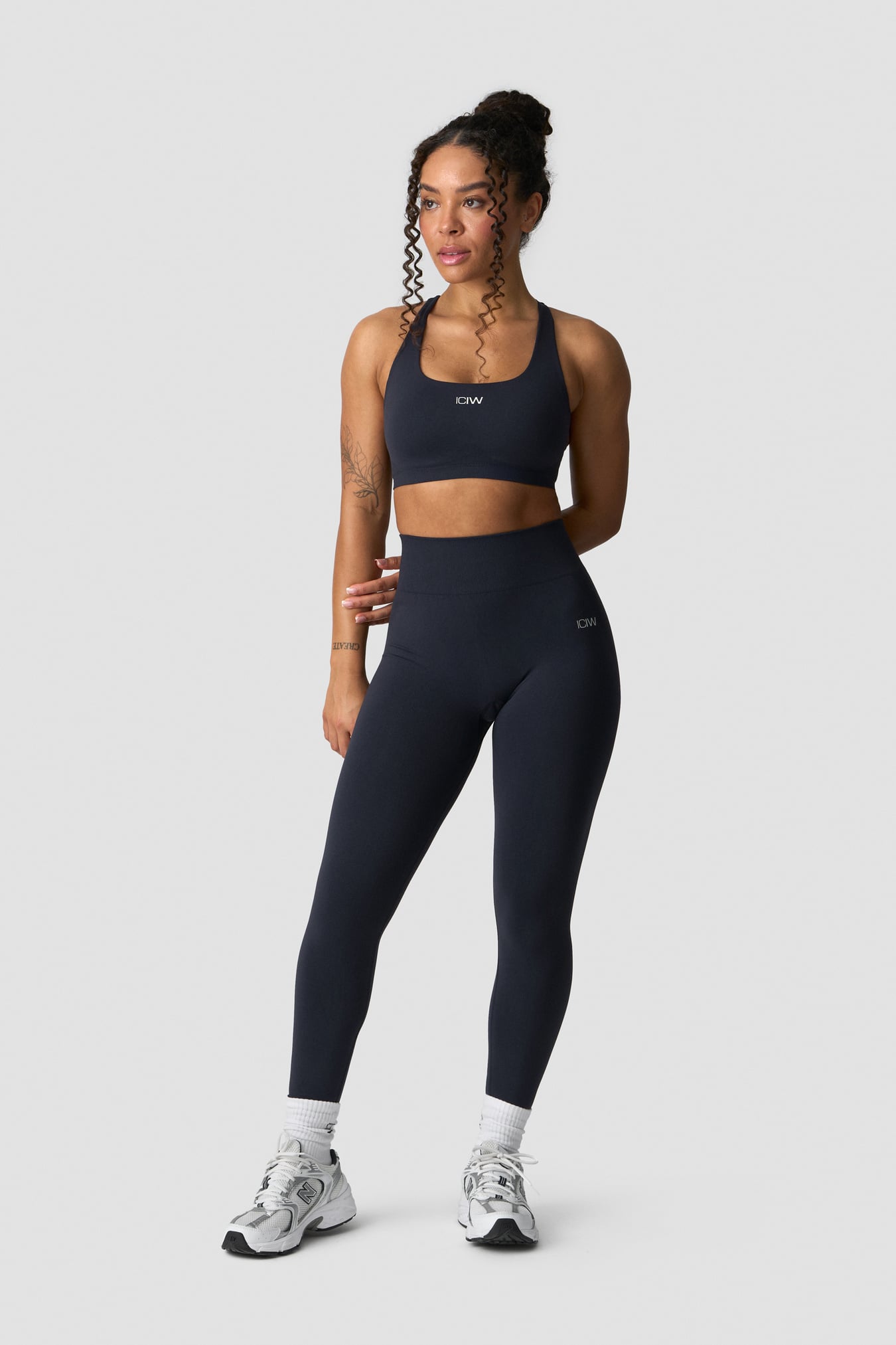 Smooth Seamless Tights Navy - image 1
