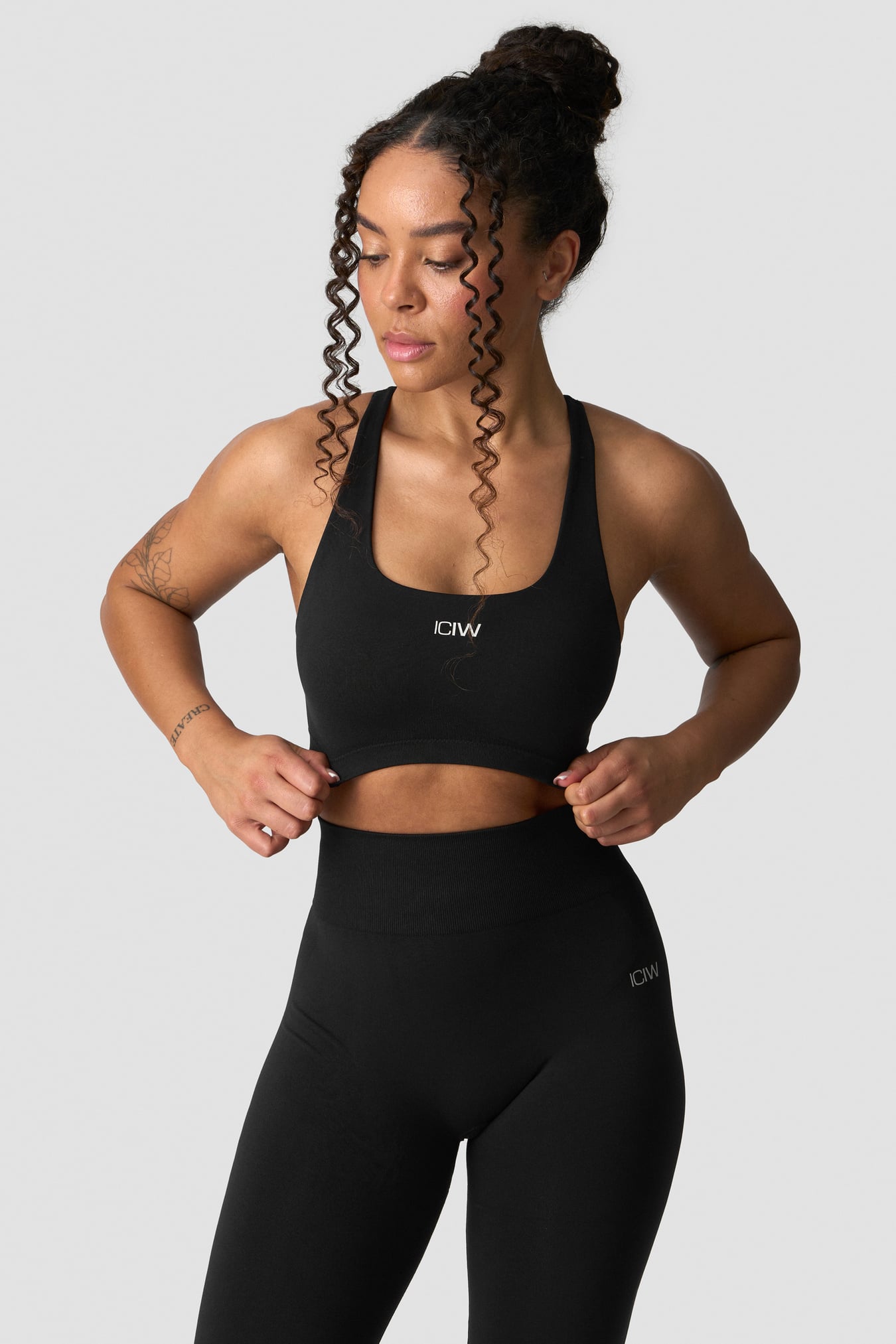 Smooth Seamless Sports Bra black - image 1