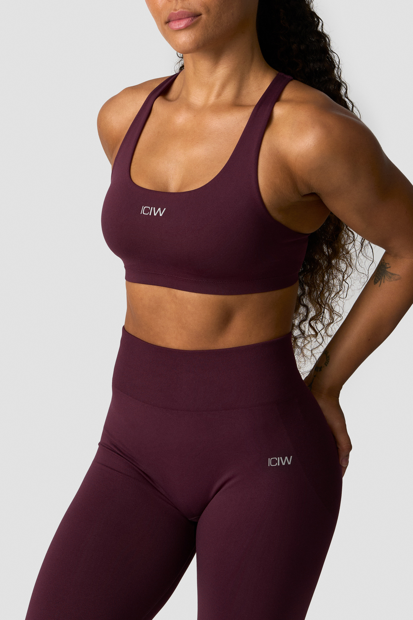 Smooth Seamless Sports Bra Dark Mahogany - image 3