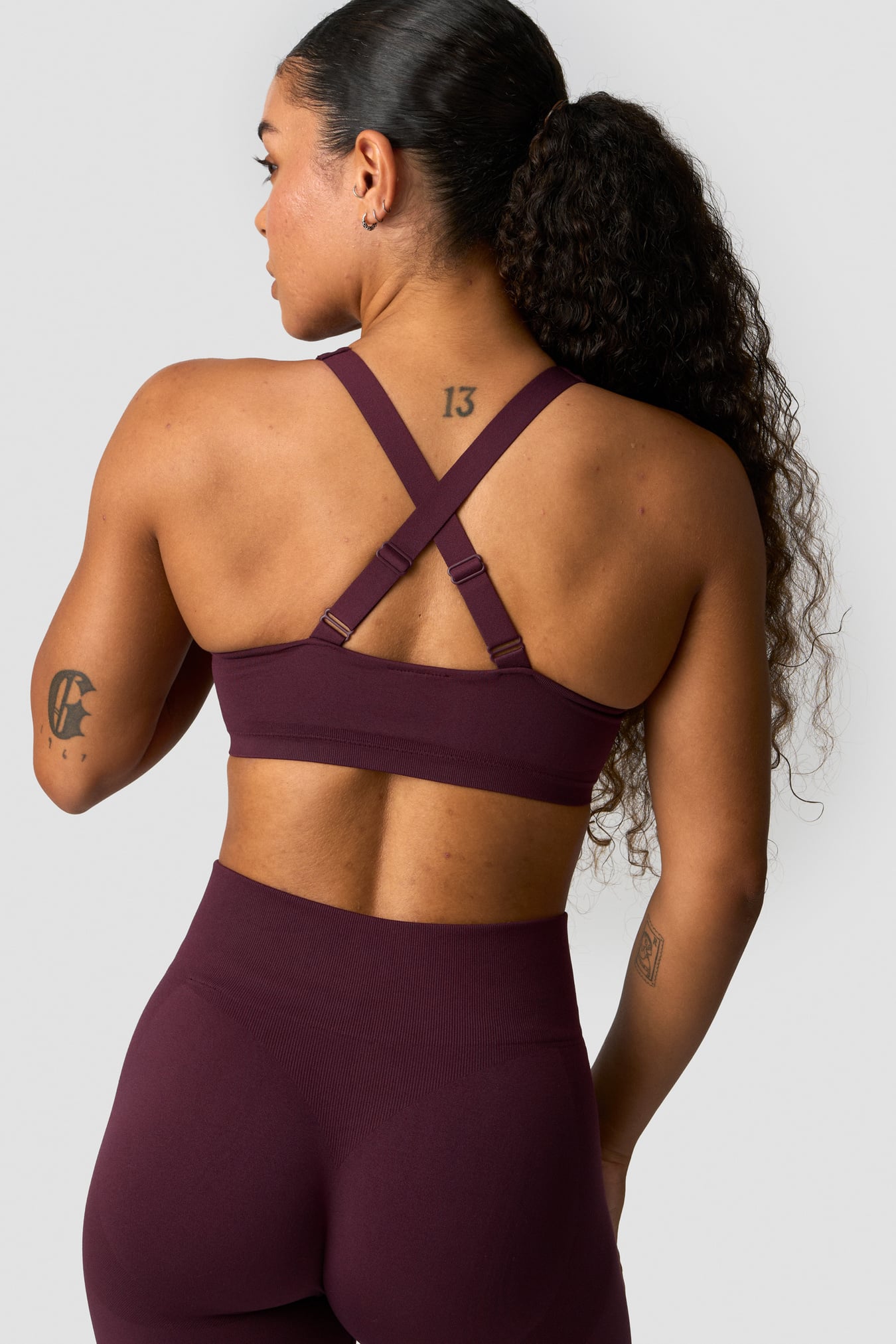 Smooth Seamless Sports Bra Dark Mahogany - image 4
