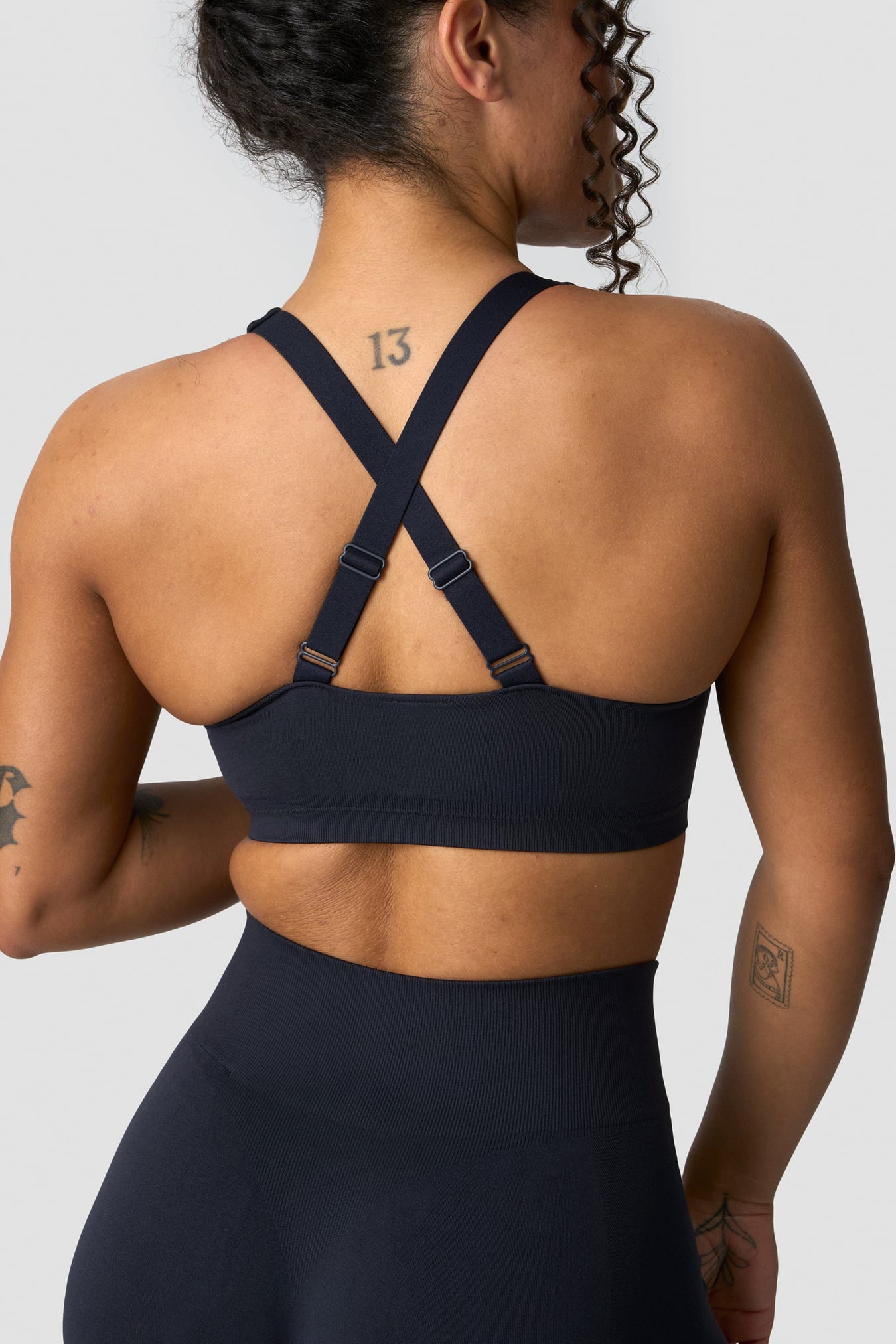 Smooth Seamless Sports Bra Navy - image 4