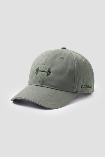 Baseball Cap Hard Crown Light Khaki Green - Grün