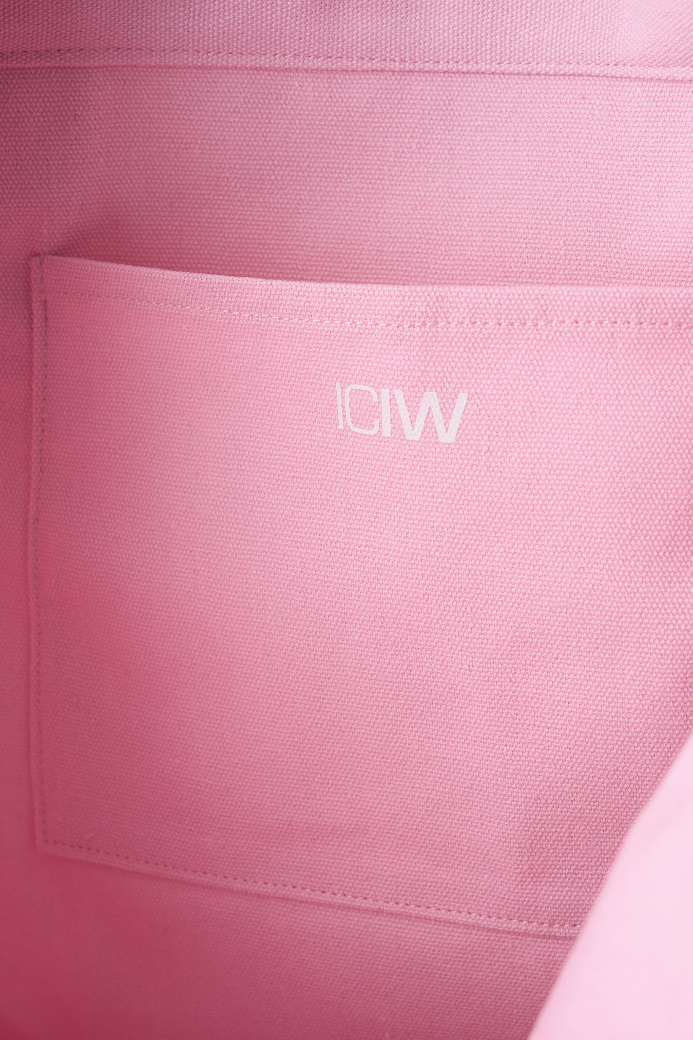 ICIW Cotton Yoga Tote Bag Soft Rose Pink - image 3