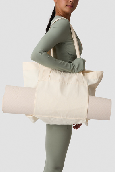 ICIW Cotton Yoga Tote Bag Cream - undefined