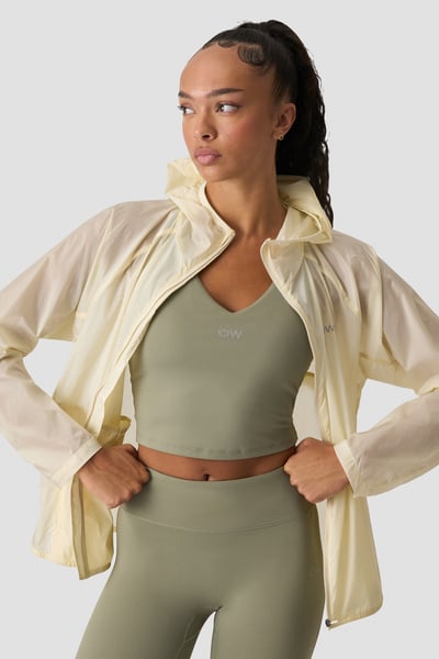 Mirage Windbreaker Pale Lemon - Gul