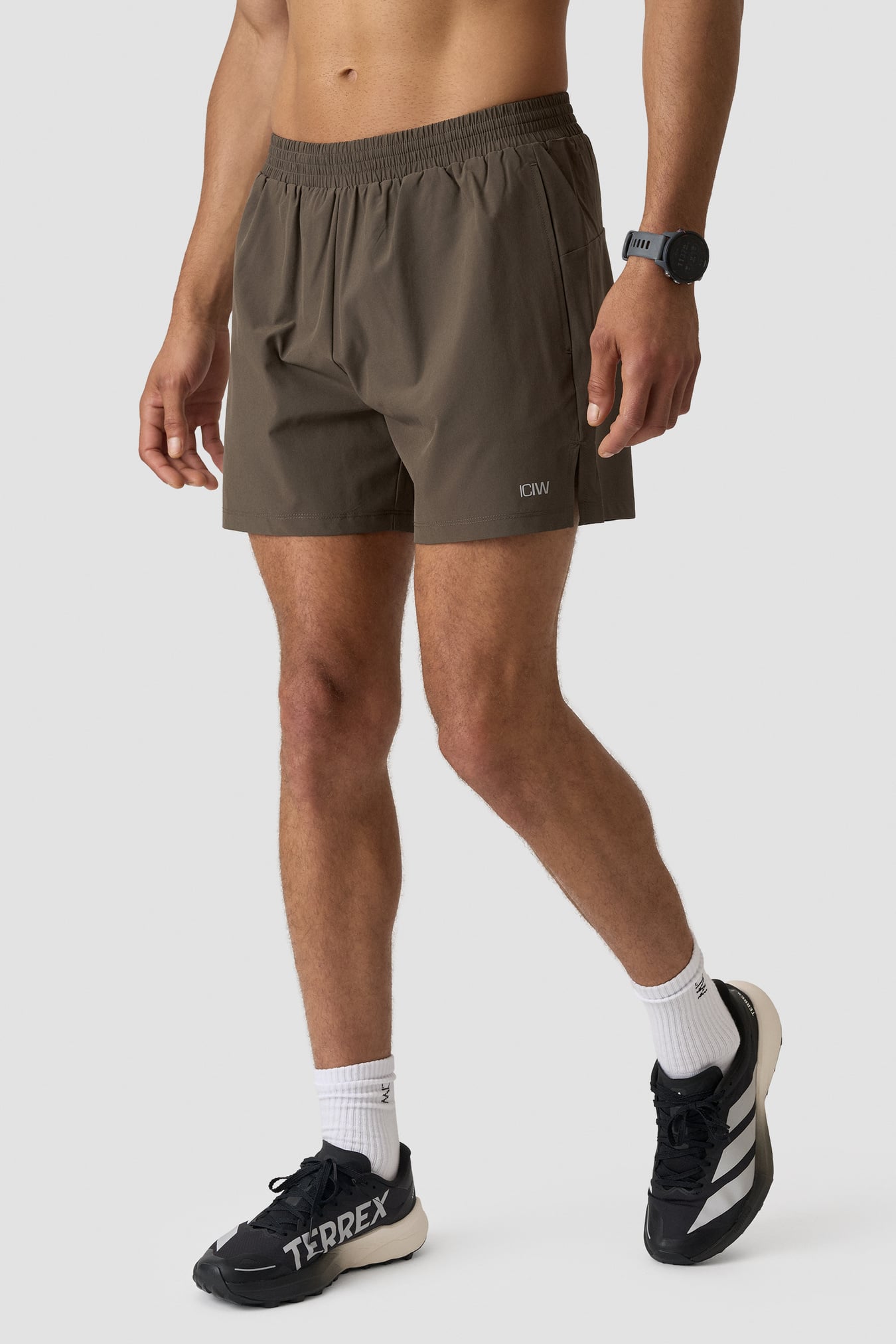 Mirage Cardio 5" Shorts Forest Brown - Bild 2