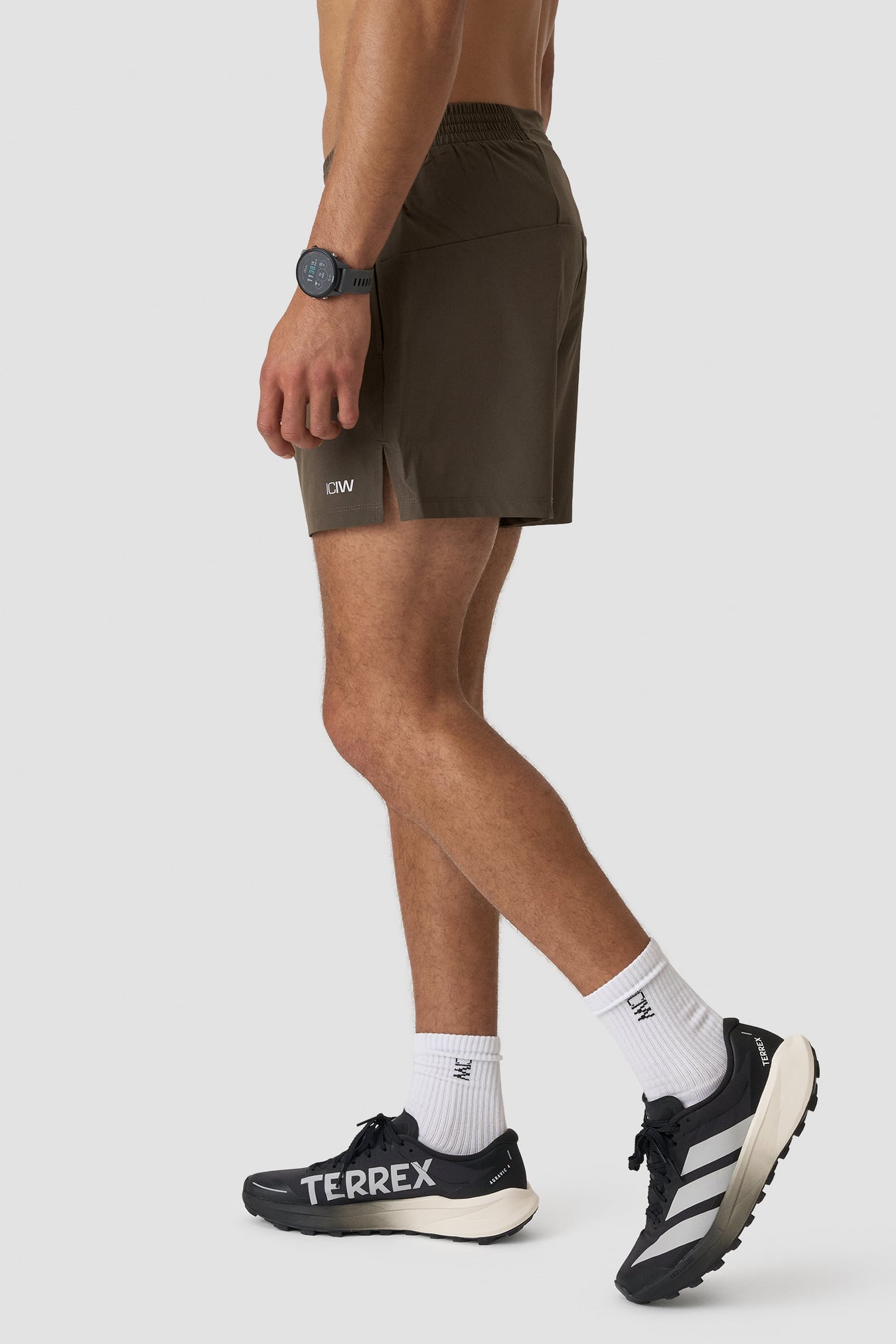 Mirage Cardio 5" Shorts Forest Brown - Bild 4